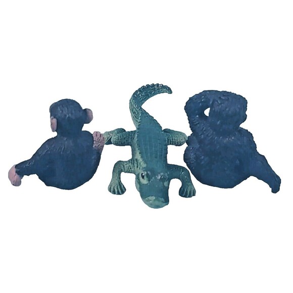 Safari Ltd Alligstor, Gorilla & Chimpanzee Small Animal Figures 1.5" Set Of 3 - Picture 3 of 16